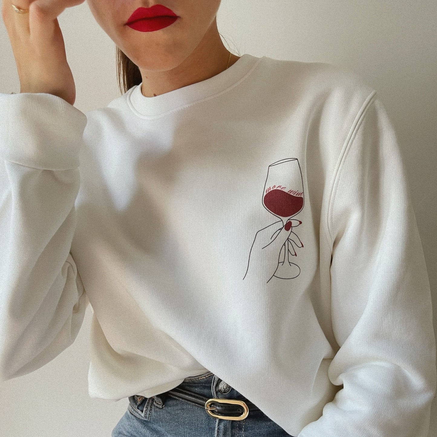 Sweatshirt - More Wine
