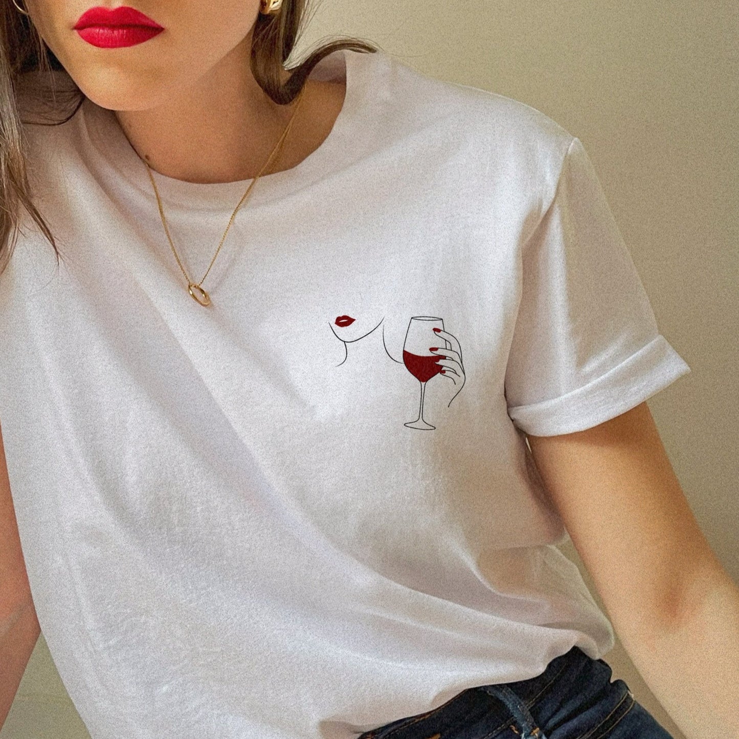 Le T-shirt Wine Girl