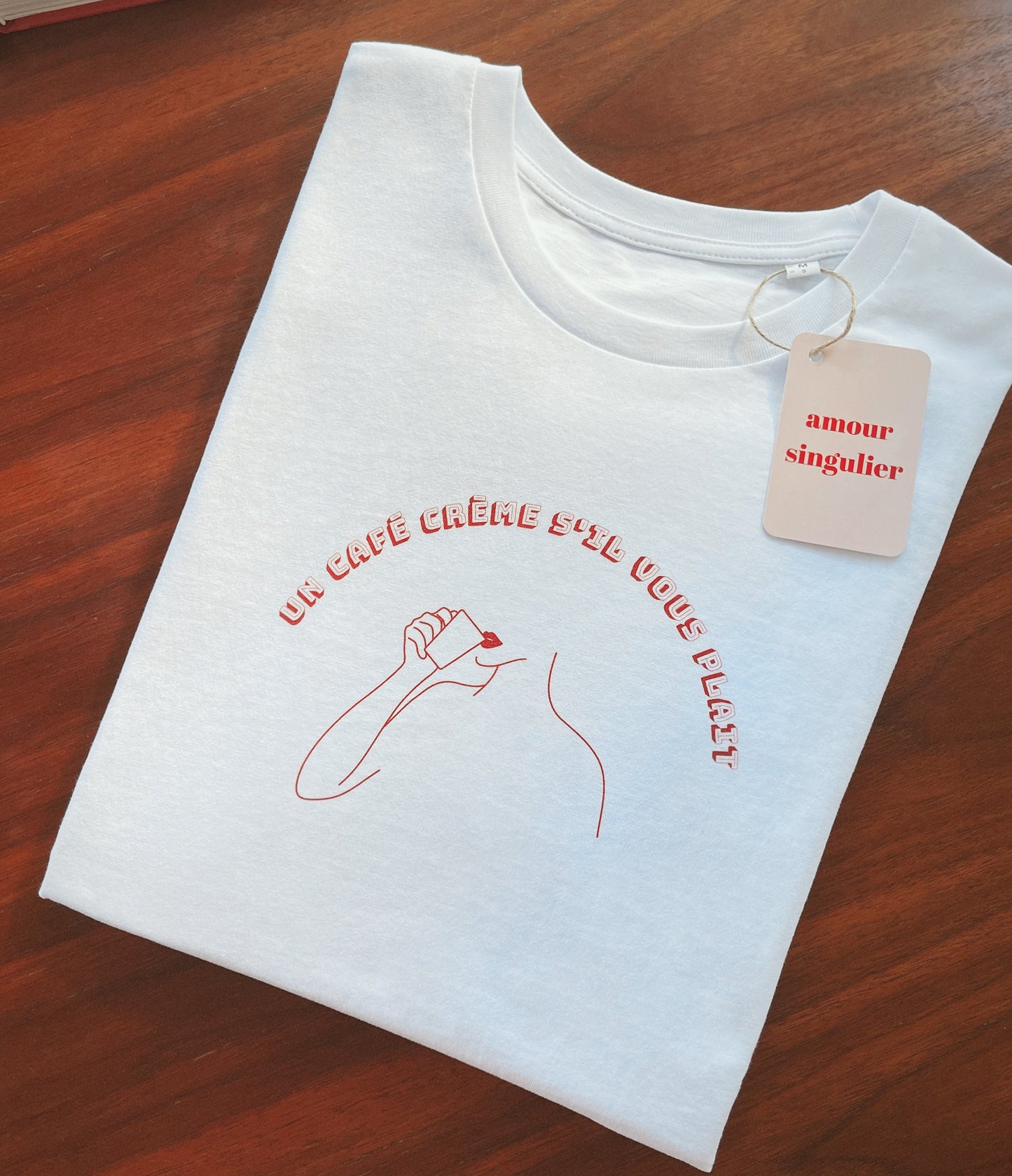 T-shirt - A Coffee Cream Please