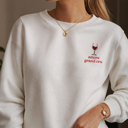 Le Sweat Brodé Amore Grand Cru