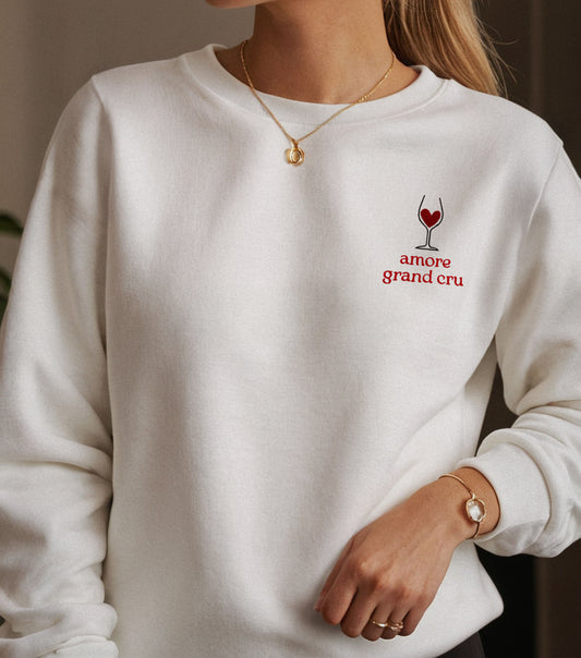 Le Sweat Brodé Amore Grand Cru