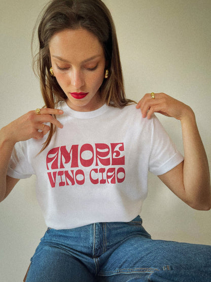 Le T-shirt Amore Vino Ciao