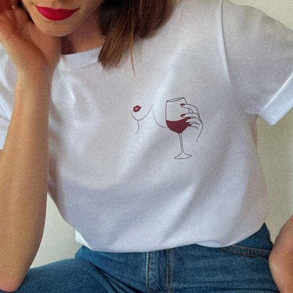 Le T-shirt Wine Girl