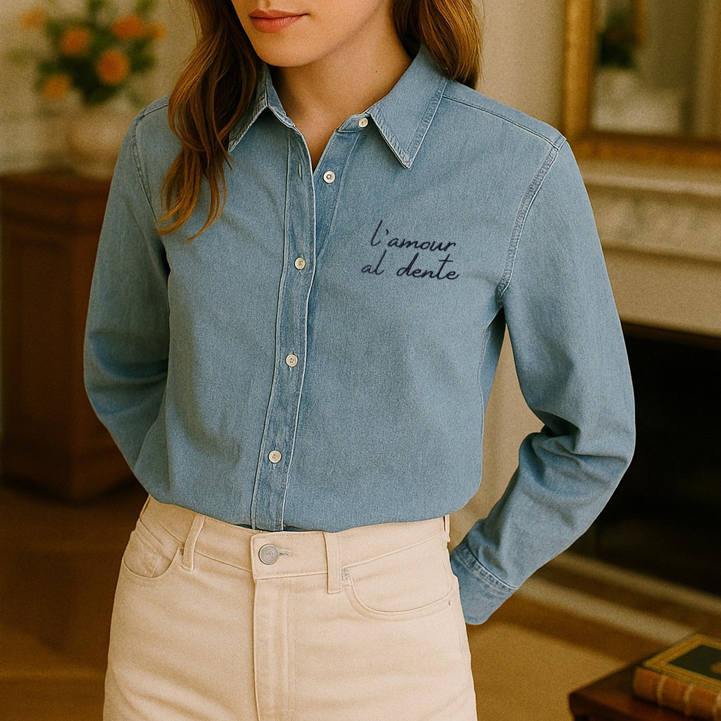 La Chemise Brodée l'amour al dente