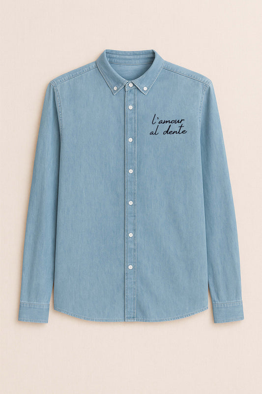 La Chemise Brodée l'amour al dente