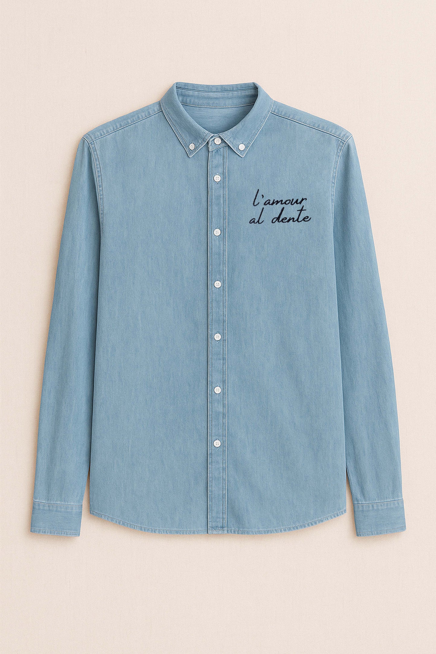 La Chemise Brodée l'amour al dente