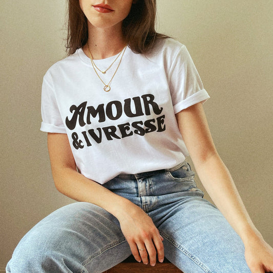 Le T-shirt Amour et Ivresse