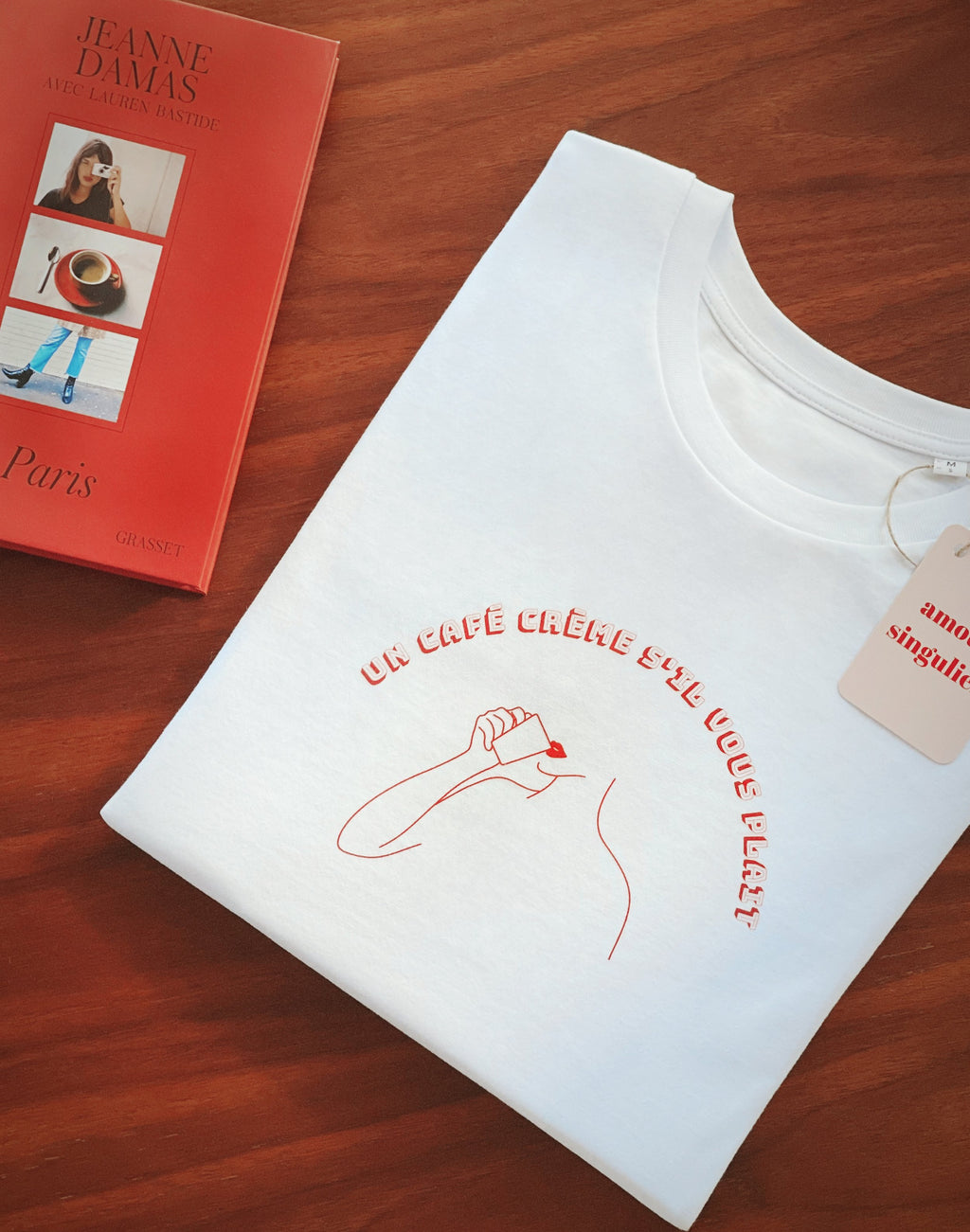 T-shirt - A Coffee Cream Please