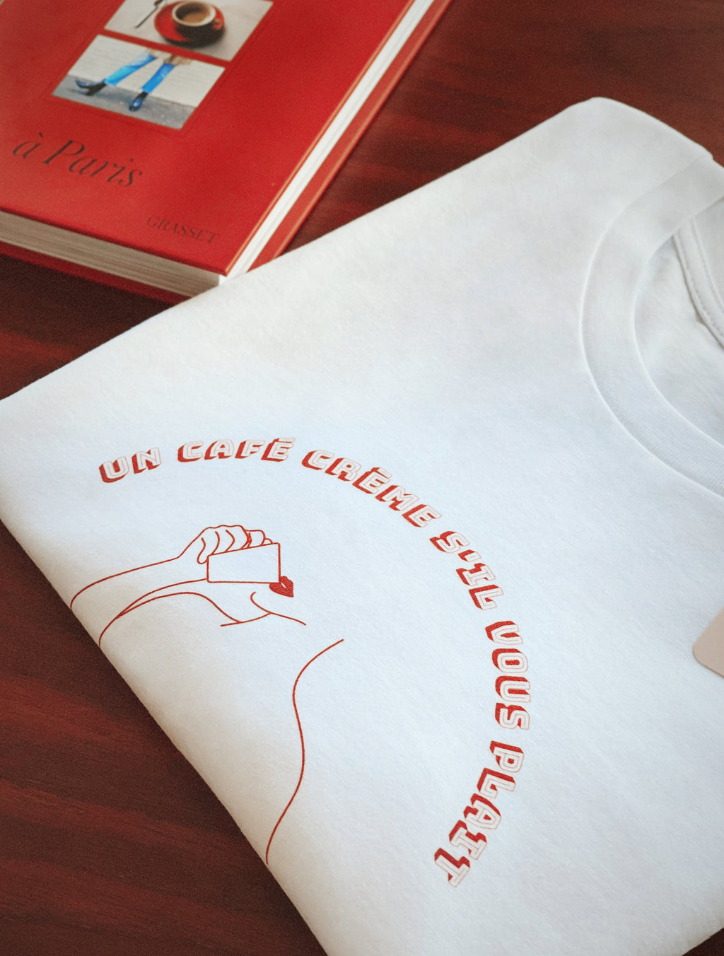 T-shirt - A Coffee Cream Please