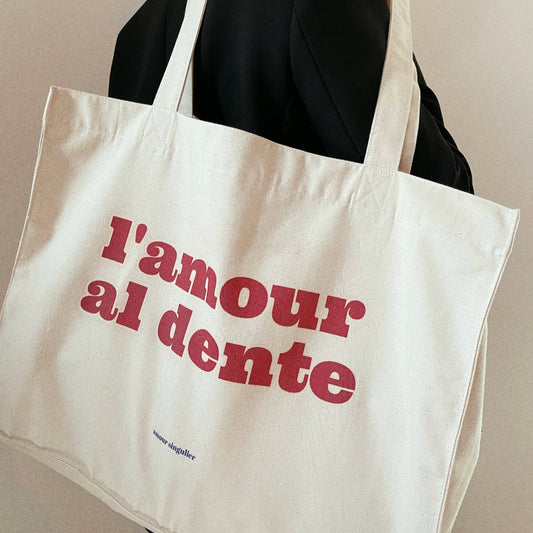 XXL Tote Bag - L'amour al dente