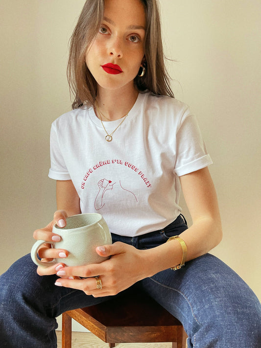Le T-shirt Un Café Crème S'il Vous Plait